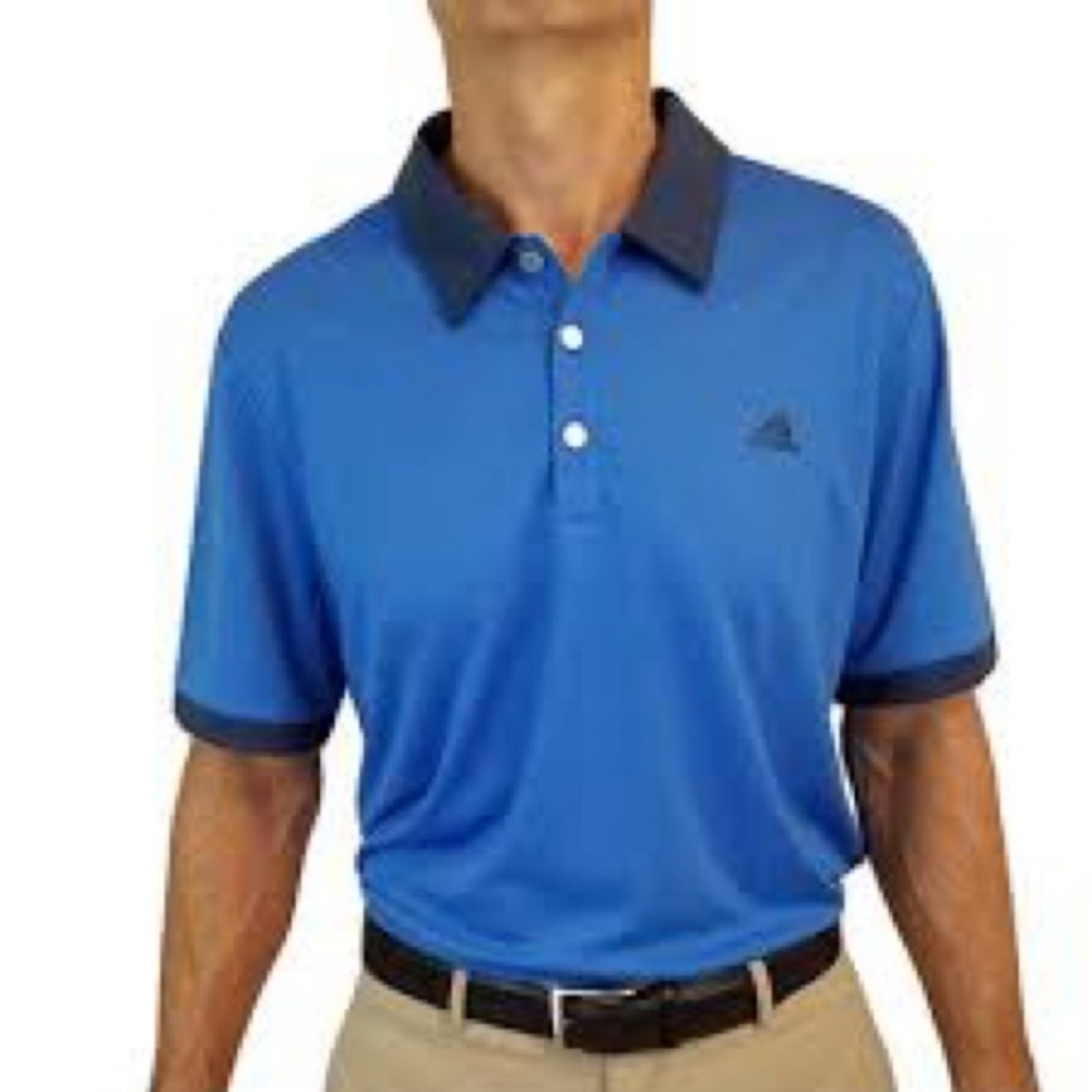 adidas Golf Climalite "dustin Johnson" UPF 30 Performance Polo Shirt